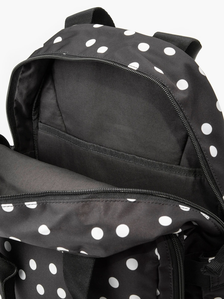 Schwarz/Weiß - Levi's® L Rucksack mit abgerundetem Design - Bild 3 von 3