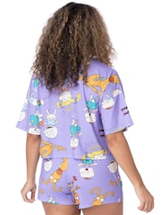 Vanilla Underground Purple Rugrats Ladies Licensing Short Pyjamas - Image 2 of 6