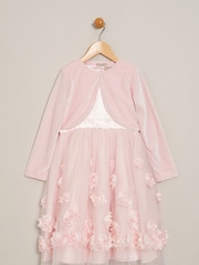 ​​​​​​​Miss Kleid und Strickjacke im 2-teiligen Set, Rosa - Bild 1 von 3