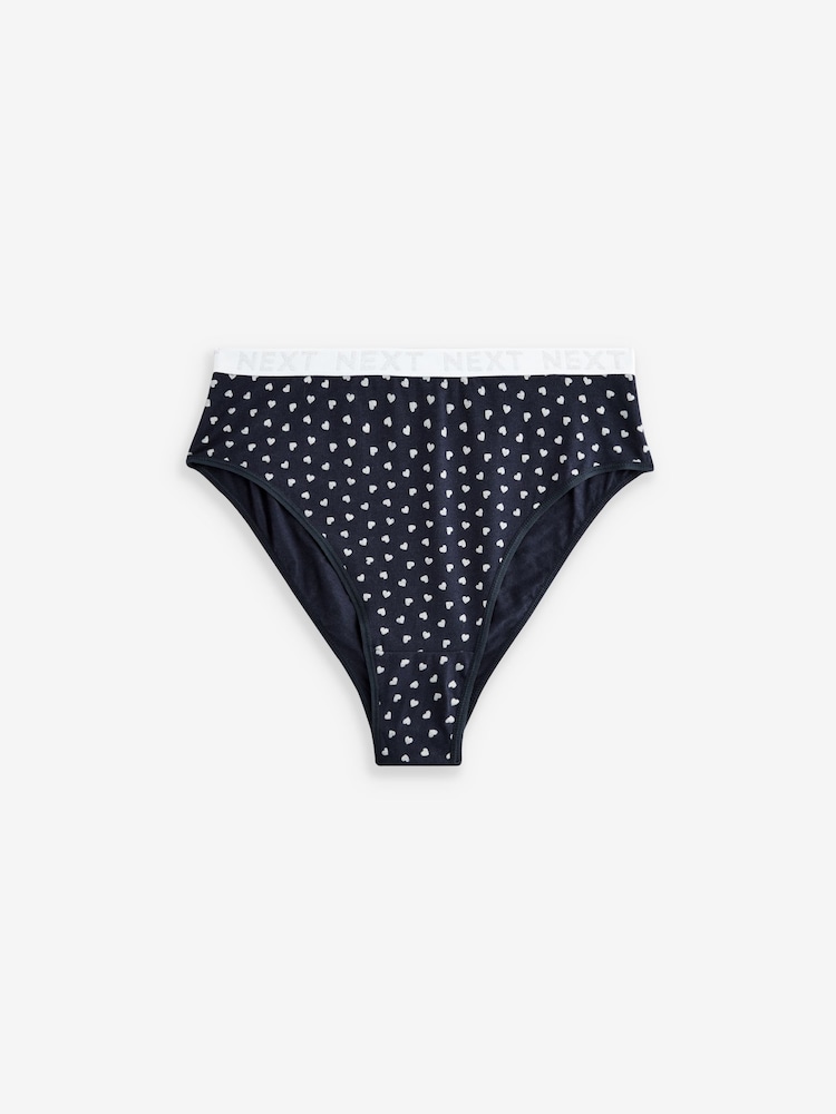 Glitzerndes Herz-Print/Einfarbig - Slips mit Logo, 4er-Pack - Bild 8 von 8 Glitzerndes Herz-Print/Einfarbig - Slips mit Logo, 4er-Pack - Bild 8 von 8