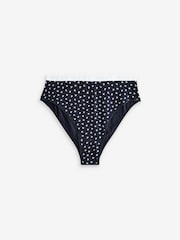 Sparkle Heart Print/Plain High Rise High Leg Logo Knickers 4 Pack - Image 9 of 9