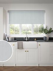 White Devon Made to Measure Blackout Roller Blind - Image 1 of 6