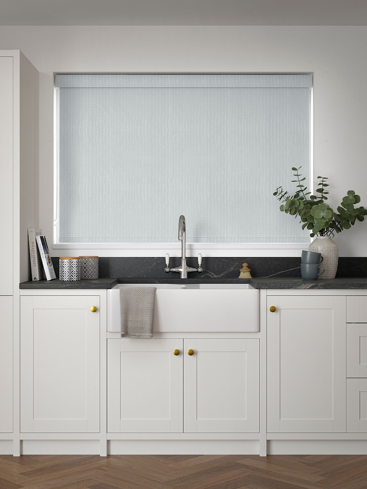 White Devon Made to Measure Blackout Roller Blind - Image 2 of 6