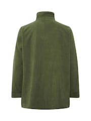 Verde - Forro polar con media cremallera y eslogan de Yours Curve - Imagen 6 de 6