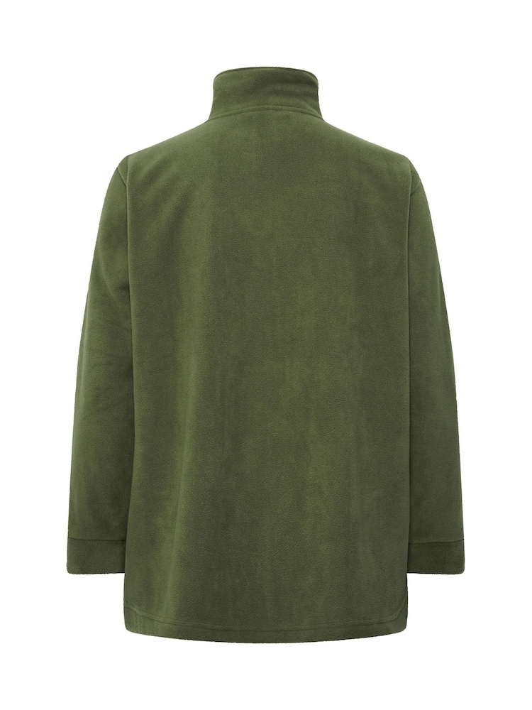 Verde - Forro polar con media cremallera y eslogan de Yours Curve - Imagen 6 de 6 Verde - Forro polar con media cremallera y eslogan de Yours Curve - Imagen 6 de 6