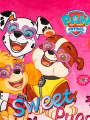 Character Pink Paw Patrol License Kids Printed Swim And Beach 100% Cotton Towel Poncho - Image 4 of 5