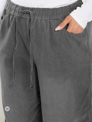 Yours Curve Grey Pull On Jeans - Image 4 of 6