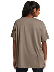 Under Armour Taupe Brown Campus Oversize T-Shirt - Image 2 of 4