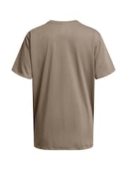 Under Armour Taupe Brown Campus Oversize T-Shirt - Image 4 of 4