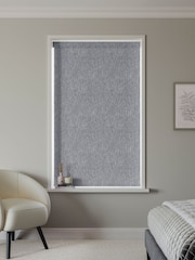 Slate Grey Waves Made to Measure Roller Blind - Image 2 of 6