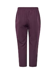 Yours Curve Purple Darted Waist Trousers - Image 6 of 6