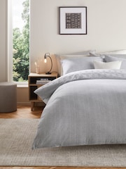 2 Pack Grey Tile Reversible Duvet Cover and Pillowcase Set - Image 3 of 9