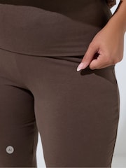 Yours Curve Limited Fold Over Kick Flare Bukser - Billede 5 af 7