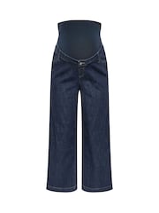 Yours Curve Blue Maternity Slouchy Jeans - Image 5 of 6