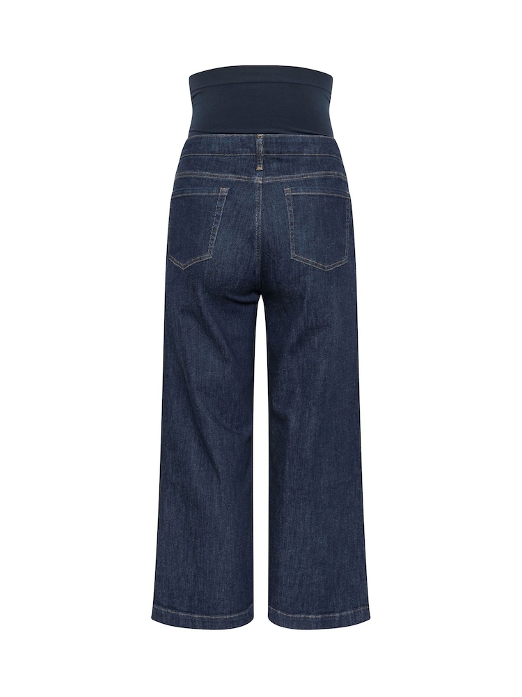 Yours Curve Blue Maternity Slouchy Jeans - Image 6 of 6 Yours Curve Blue Maternity Slouchy Jeans - Image 6 of 6