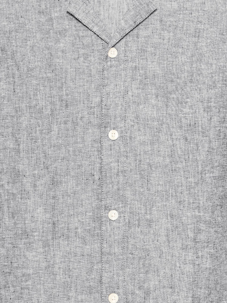 Casual Friday Blue Sauby Linen Shirt - Image 8 of 8 Casual Friday Blue Sauby Linen Shirt - Image 8 of 8