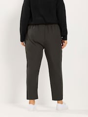 Yours Curve Brown Darted Waist Trousers - Image 3 of 6