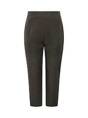 Yours Curve Brown Darted Waist Trousers - Image 5 of 6
