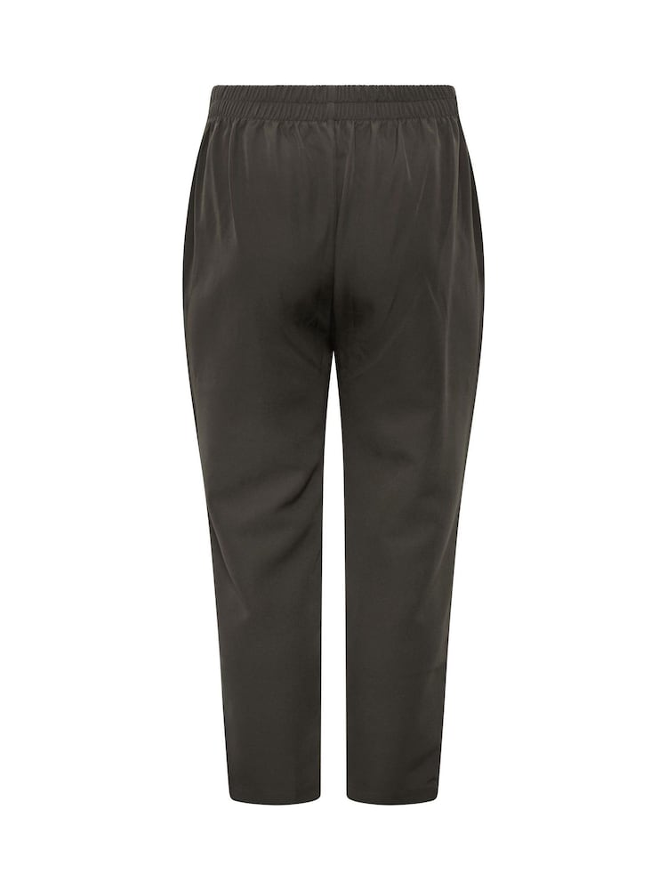 Yours Curve Brown Darted Waist Trousers - Image 6 of 6 Yours Curve Brown Darted Waist Trousers - Image 6 of 6