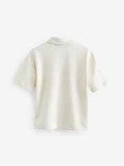 White Short Sleeve Jersey Shirt (3-16yrs) - Image 2 of 3