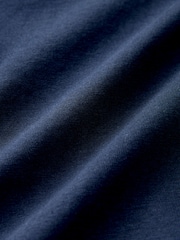 Navy Blue/Grey Cuffed Jersey Pyjamas Set - Image 9 of 9