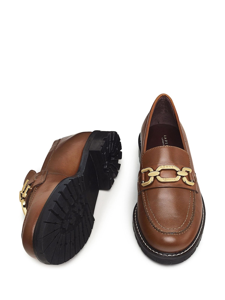 Radley London Cavendish Avenue Colourblock Chunky Chain Loafers - Image 3 of 3