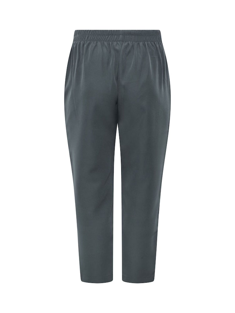 Yours Curve Grey Darted Waist Trousers - Image 6 of 6 Yours Curve Grey Darted Waist Trousers - Image 6 of 6