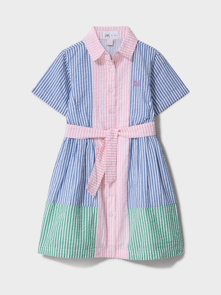 Crew Clothing Mix Ticking Shirt Dress - 圖片 1/3 Crew Clothing Mix Ticking Shirt Dress - 圖片 1/3