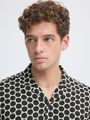 Casual Friday Blue CFSamwell Camp Collar Print Shirt - Image 4 of 8