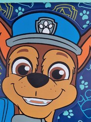 Vanilla Underground Blue Paw Patrol Boys Chase Graphic Wellington Boots with Handles - Image 5 of 5