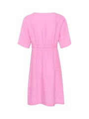 Cream Bellis 100% Linen Dress - Image 4 of 4