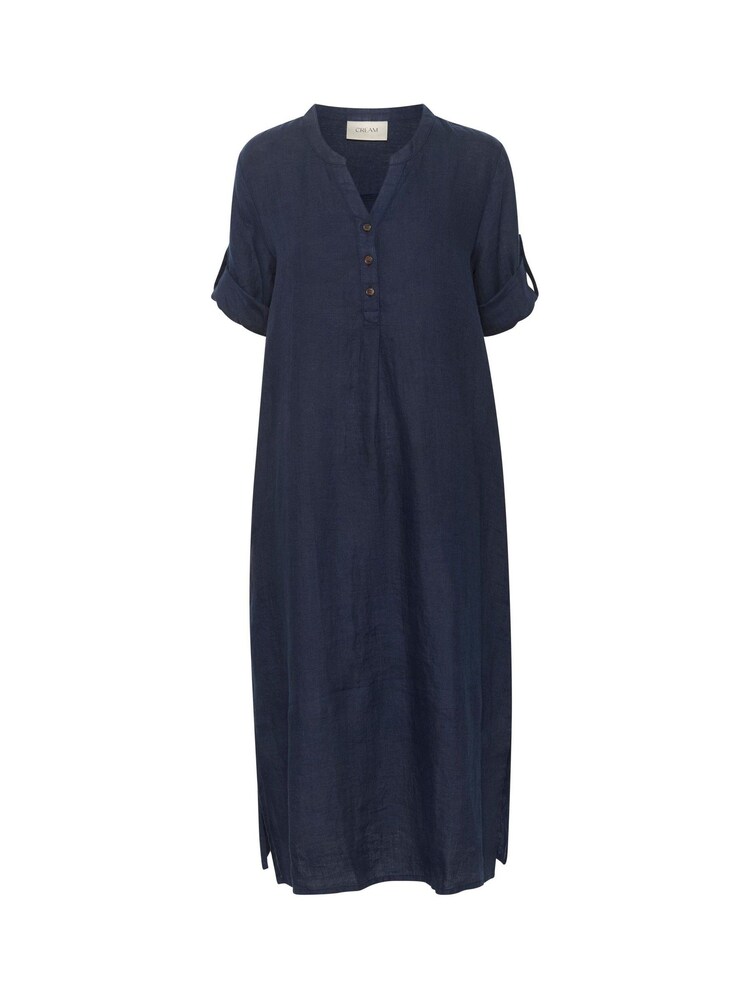Cream Bellis 100% Linen Maxi Dress - Image 4 of 5
