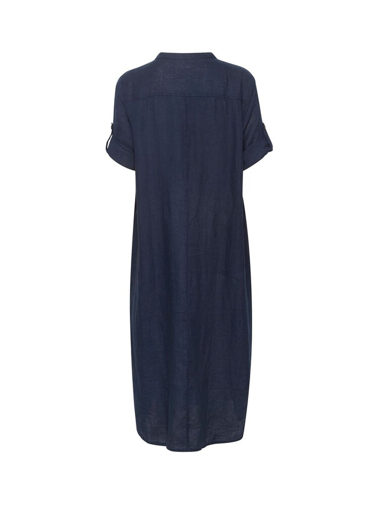 Cream Bellis 100% Linen Maxi Dress - Image 5 of 5
