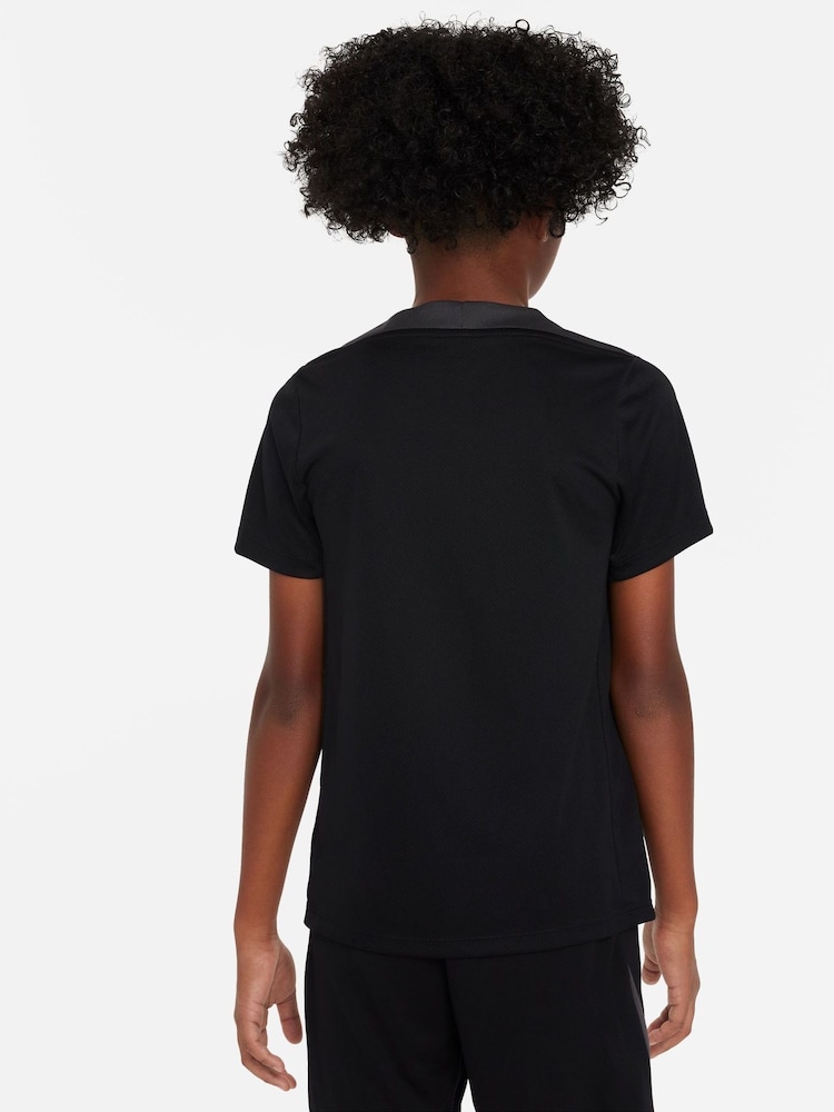 Nike Black Strike Dri-FIT Short-Sleeve Global Football Top - Image 2 of 5 Nike Black Strike Dri-FIT Short-Sleeve Global Football Top - Image 2 of 5