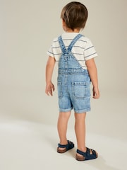 Light Wash 100% Cotton Denim Dungarees (3mths-7yrs) - Image 2 of 7