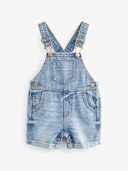 Light Wash 100% Cotton Denim Dungarees (3mths-7yrs) - Image 5 of 7