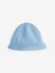 Baker by Ted Baker Blue 100% Cotton Romper and Reversible Hat - Image 6 of 9