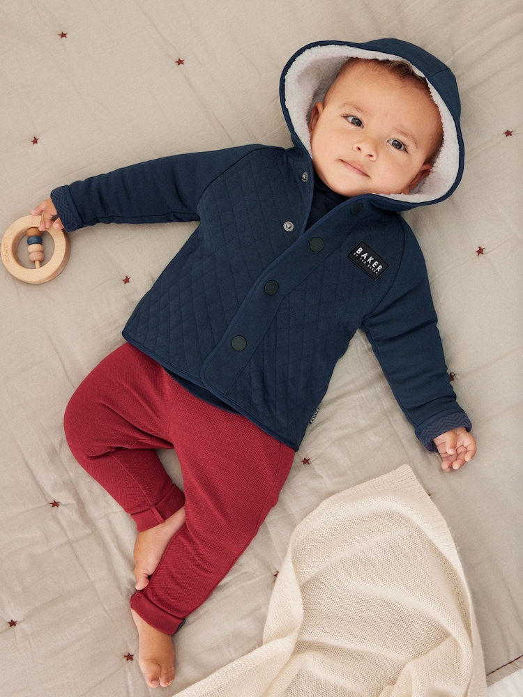 Baker by Ted Baker Quilted Hood Jacket - Image 2 of 11