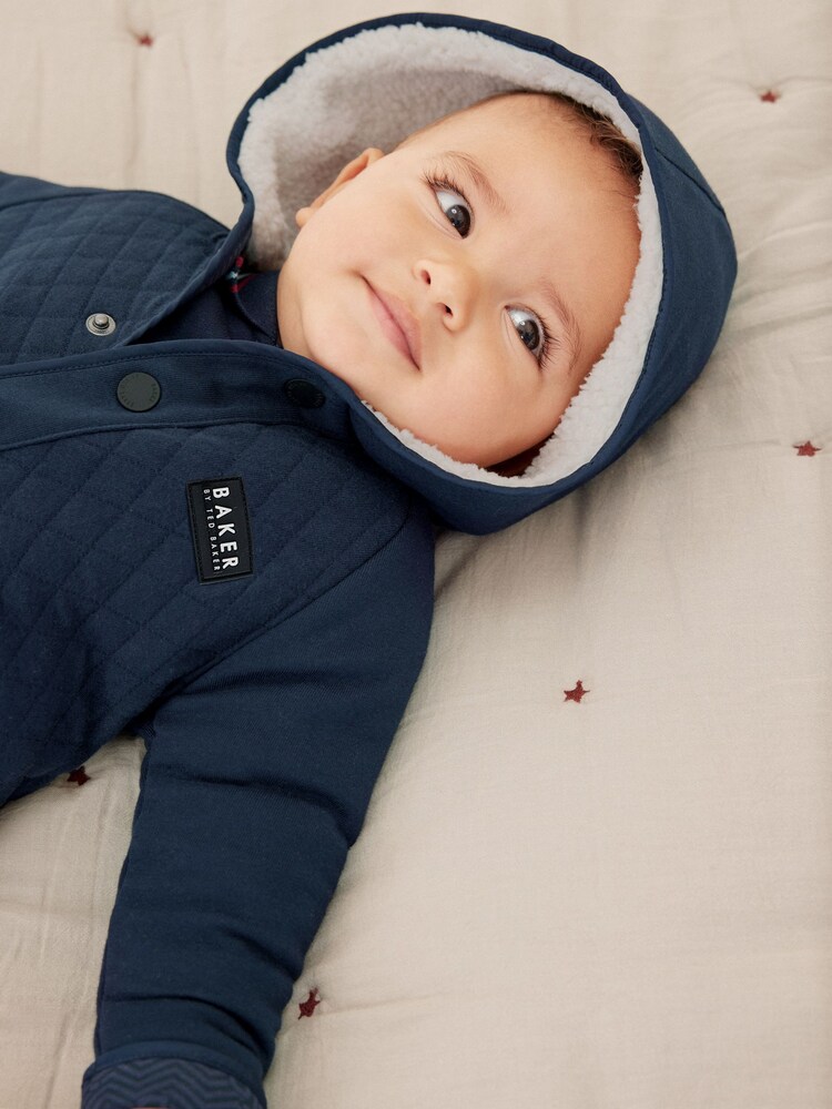 Baker by Ted Baker Quilted Hood Jacket - Image 5 of 11