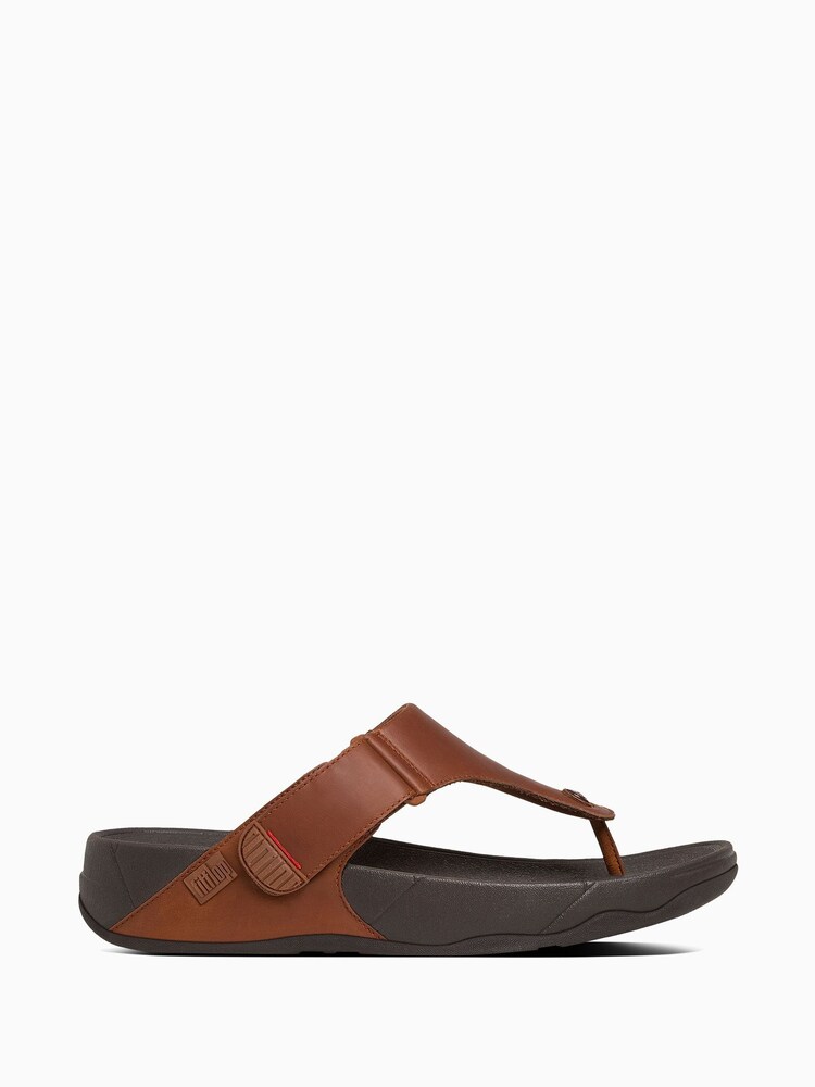 بني فاتح بني - شبشب جلد Trakk II من FitFlop - صورة 2 من 4 بني فاتح بني - شبشب جلد Trakk II من FitFlop - صورة 2 من 4