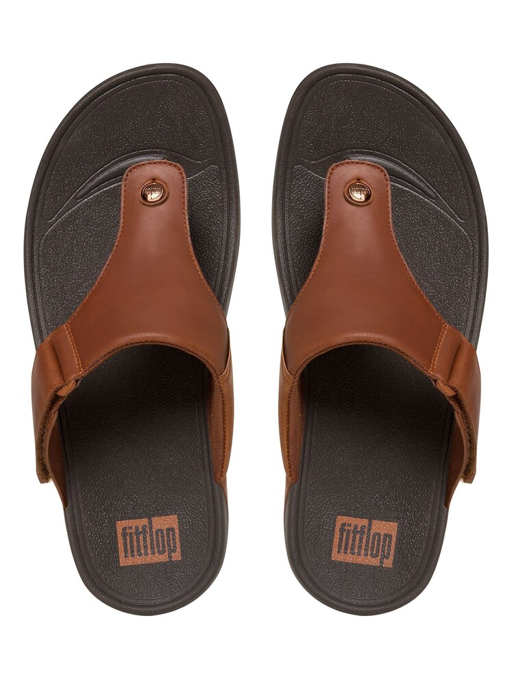 بني فاتح بني - شبشب جلد Trakk II من FitFlop - صورة 4 من 4 بني فاتح بني - شبشب جلد Trakk II من FitFlop - صورة 4 من 4