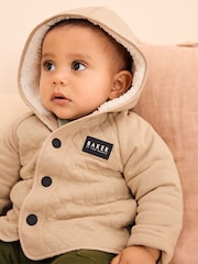 Baker by Ted Baker Quilted Hood Jacket - Image 1 of 5