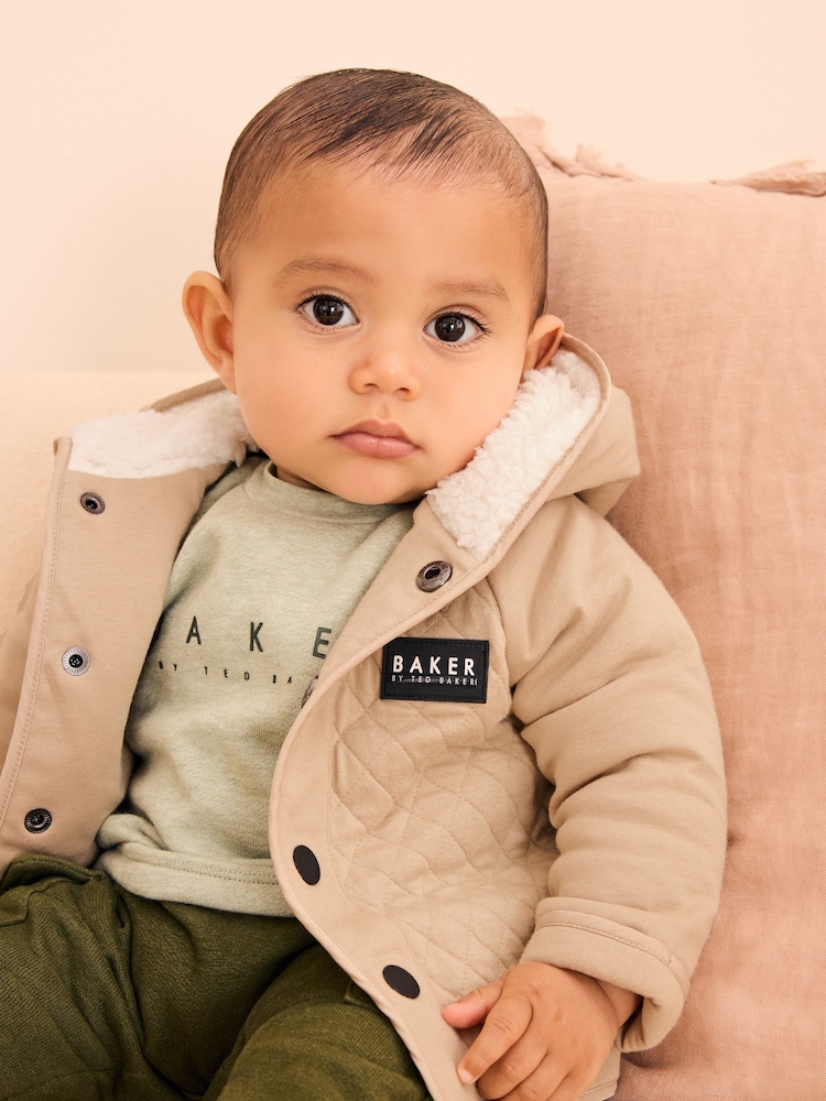 Baker by Ted Baker Quilted Hood Jacket - Image 2 of 5