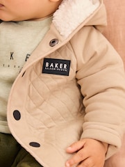 Baker by Ted Baker Quilted Hood Jacket - Image 4 of 5