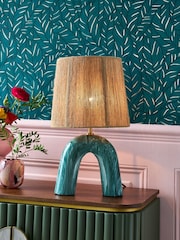 Clarke and Clarke Green Tula Table Lamp - Image 1 of 3