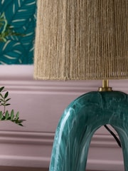 Clarke and Clarke Green Tula Table Lamp - Image 2 of 3