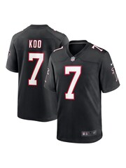 Nike Black NFL Atlanta Falcons Alternate Game Jersey - Younghoe Koo - Image 1 of 3