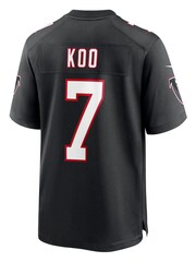 Nike Black NFL Atlanta Falcons Alternate Game Jersey - Younghoe Koo - Image 3 of 3