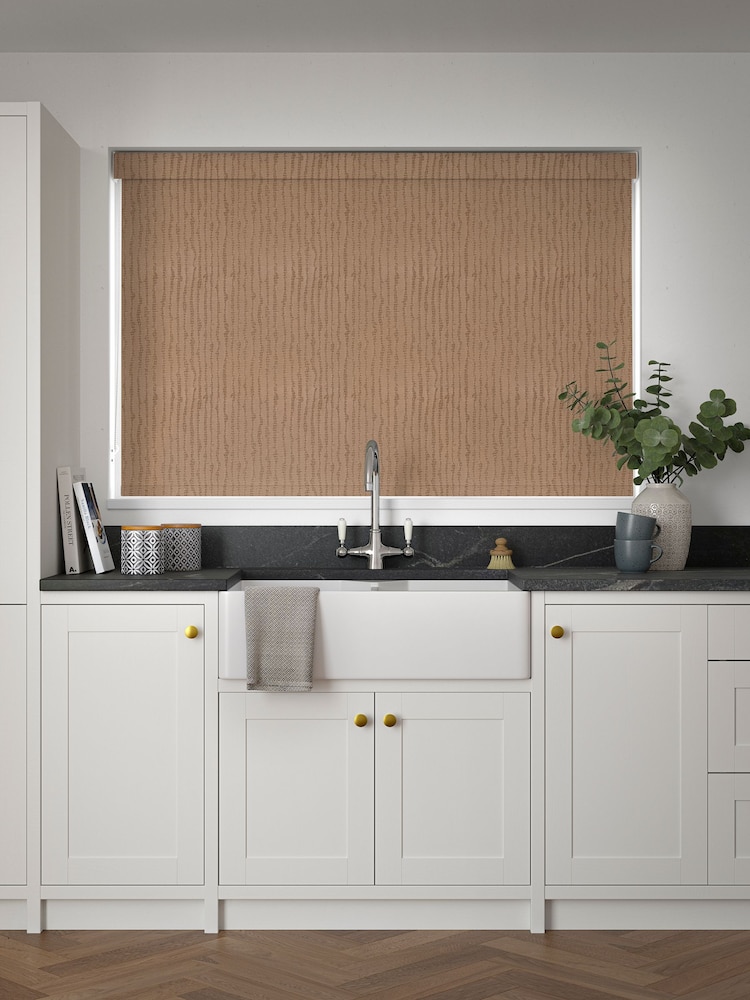 Natural Bronze Devon Made to Measure Blackout Roller Blind - Image 2 of 6