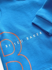 Baker by Ted Baker Blue Graphic Cargo Romper - Image 4 of 5